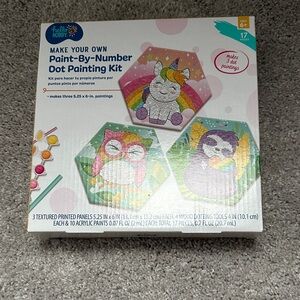 Paint-By-Number Dot Painting Kit for Kids - Multicolor